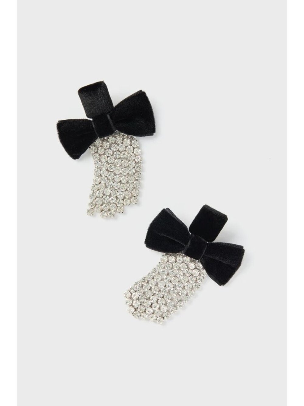 Tuckernuck Blair Bow Earrings in Black One Size Womens Jewelry